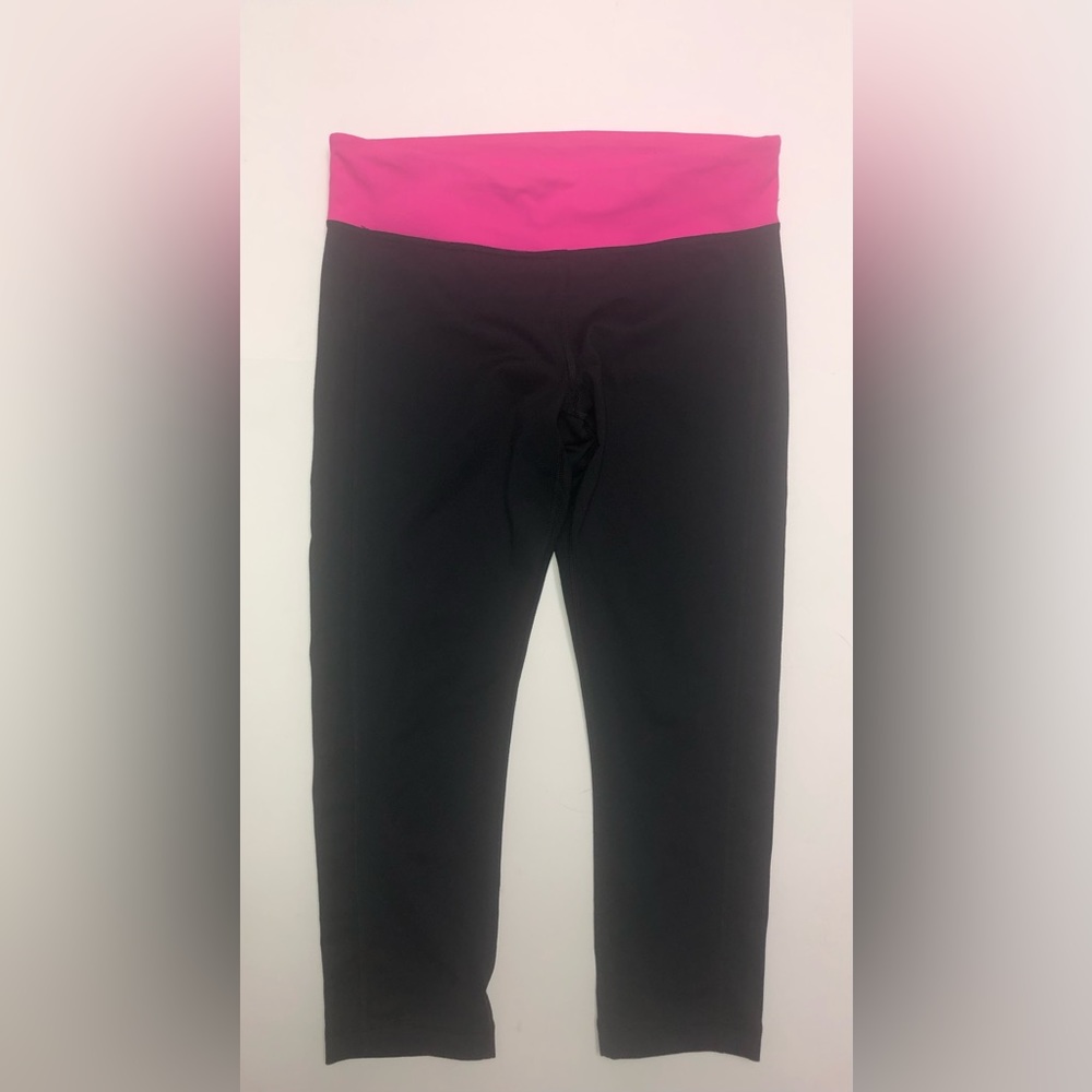 Under Armour Leggings Women's S Black Pink Yoga Capri‎
